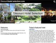Tablet Screenshot of hotels.discount-hotel-selection.com