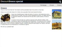 Tablet Screenshot of greece.discount-hotel-selection.com