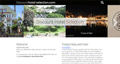 Desktop Screenshot of discount-hotel-selection.com