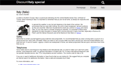 Desktop Screenshot of italy.discount-hotel-selection.com