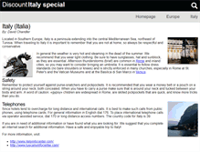 Tablet Screenshot of italy.discount-hotel-selection.com